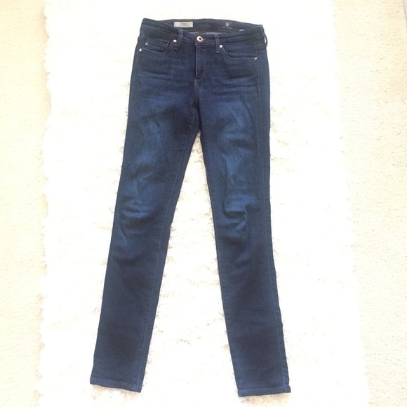 Ag Adriano Goldschmied Denim - Adriano Goldschmied AG Blue Mid Rise Denim 25R